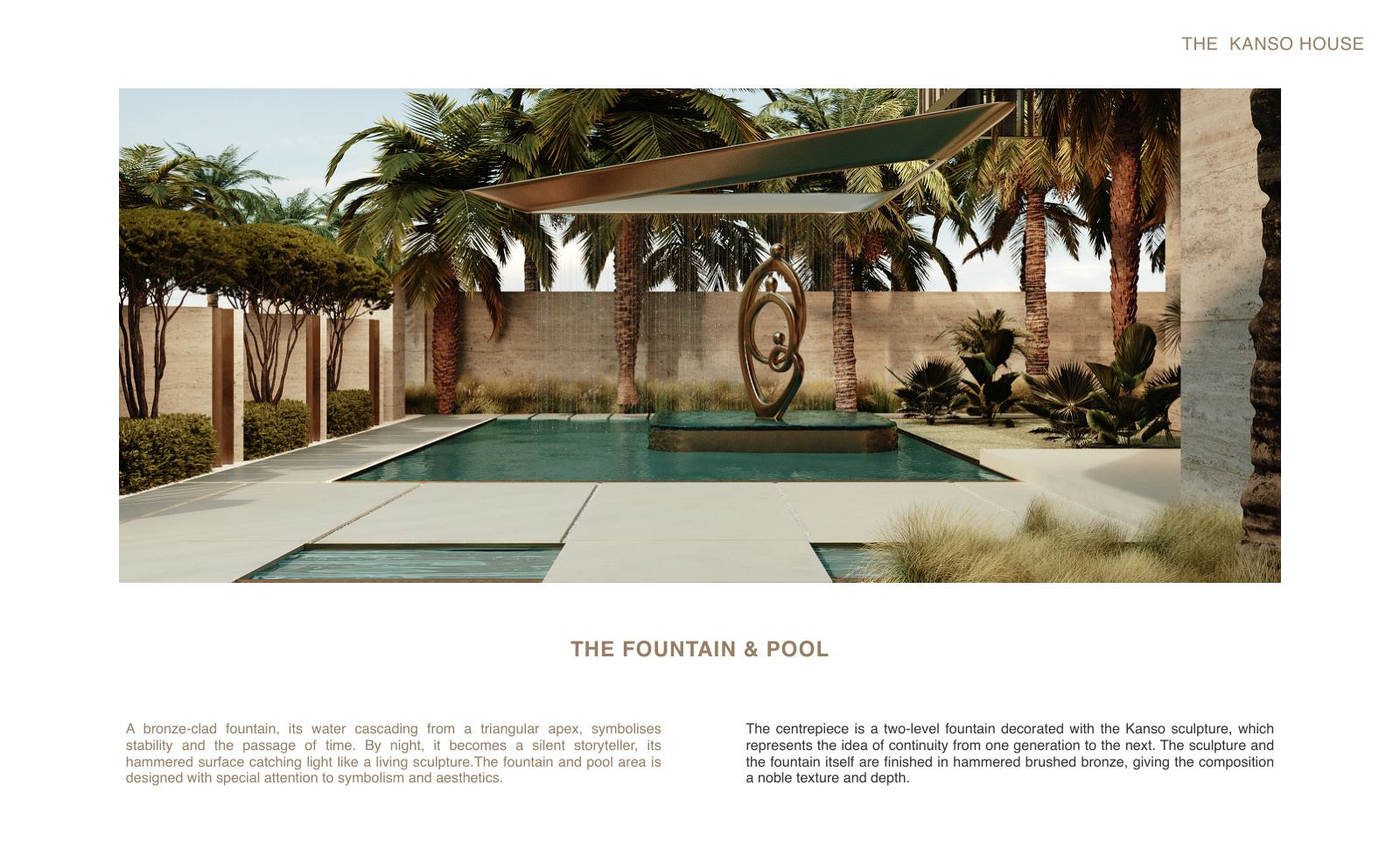 Meydan villa pool concept